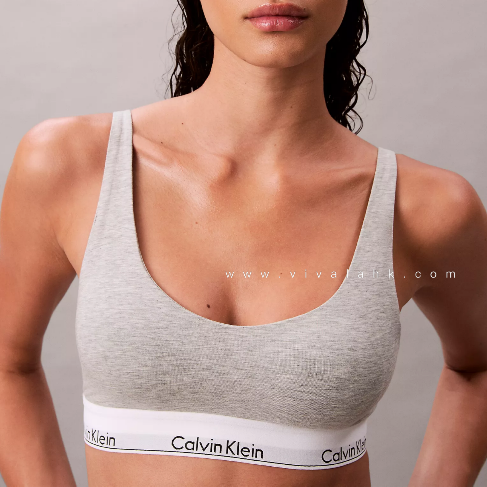 Calvin Klein - Icon Bralette (混紡) (輕薄內襯) (QF8503)
