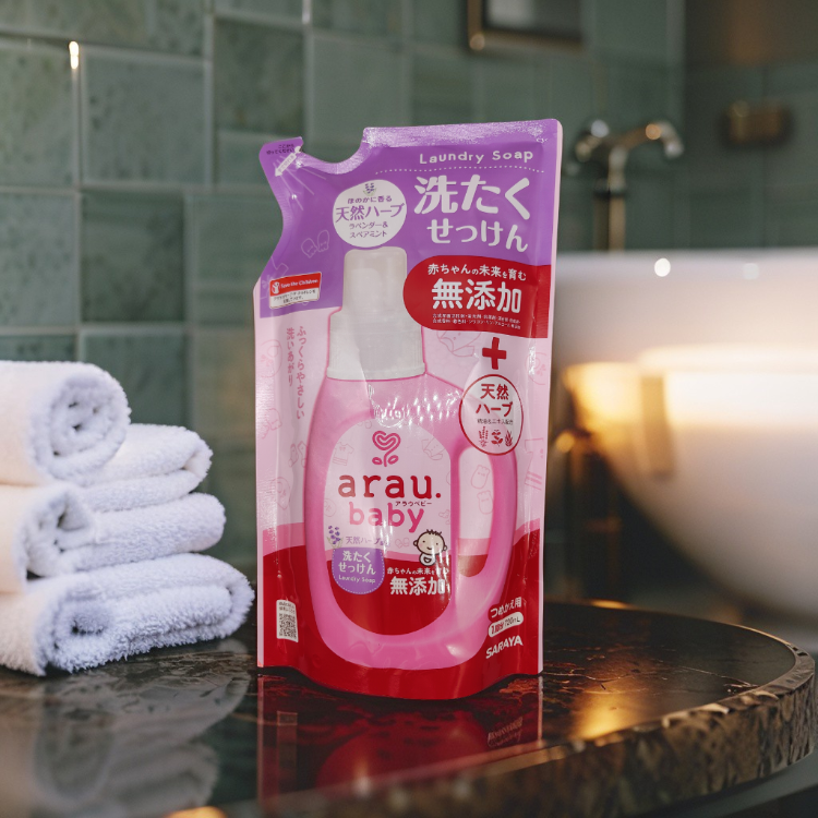 Arau Baby Natural Laundry Detergent (Refill 720ml) | Softener-Free Formula