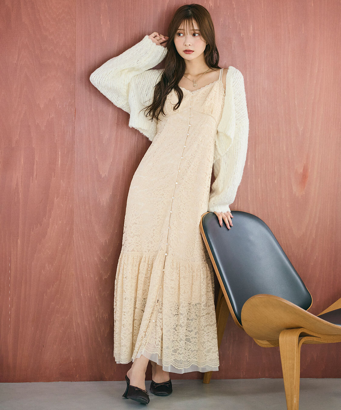 [預購] 折扣 COCO DEAL 蕾絲吊帶洋裝