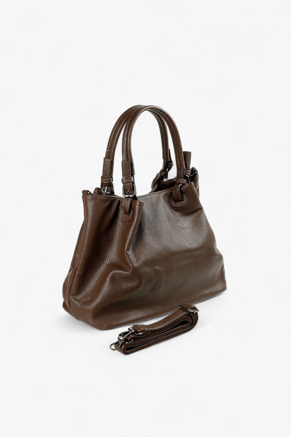 HEX 仿真皮大托特包 咖啡