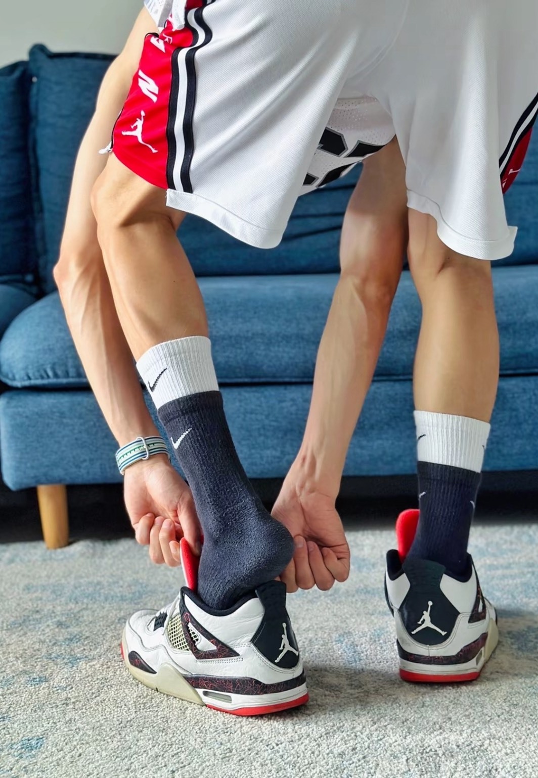 【出清】Nike Everyday Socks 雙層黑白長襪｜運動型男標配｜DD2795-011