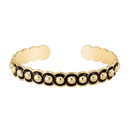 1BU1003-109 [BANGLEUP] Moon Bangle Carbon Black #BUP22-MOO-BAO04 (A-K11-E)