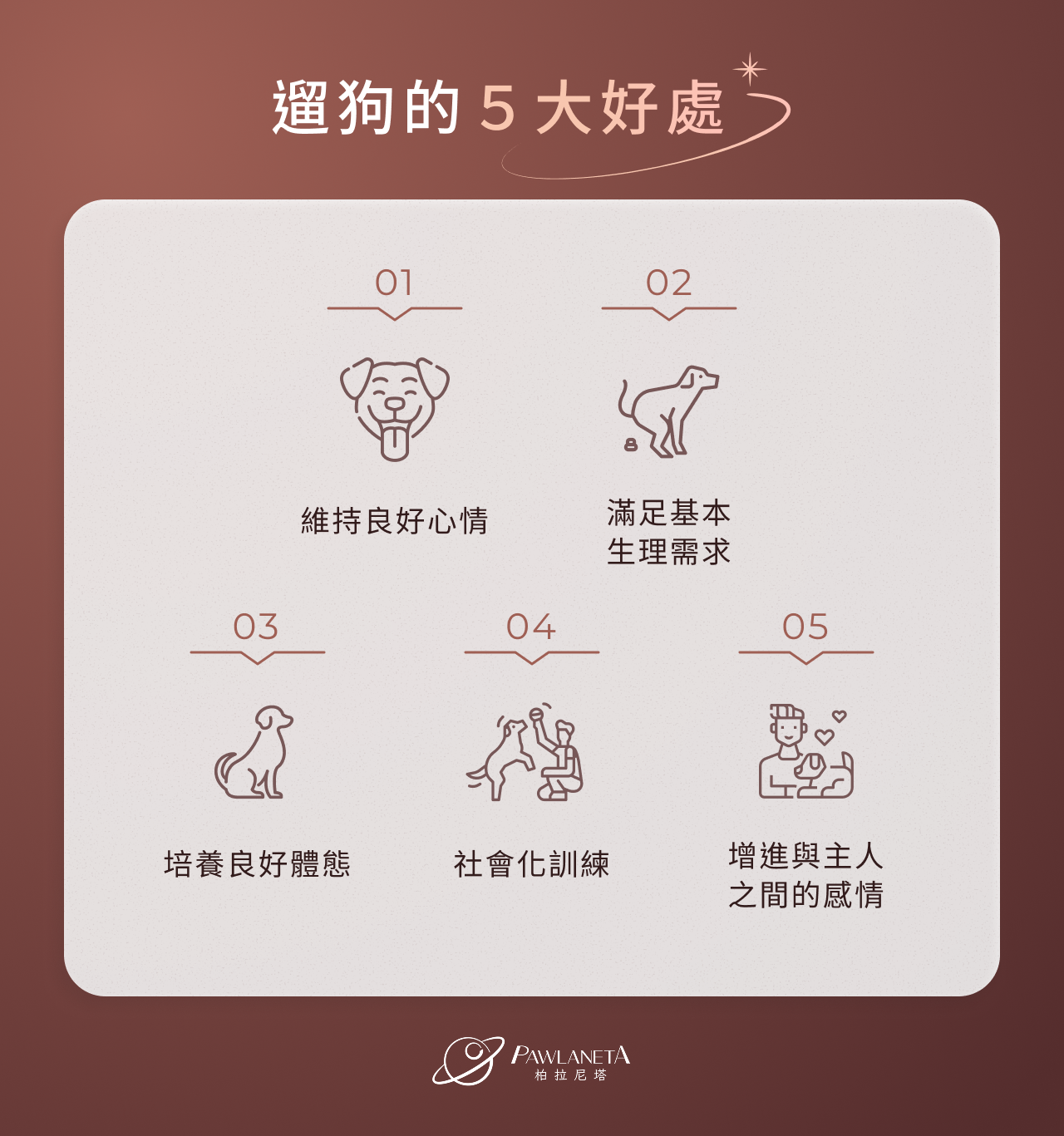 遛狗的 5 大好處