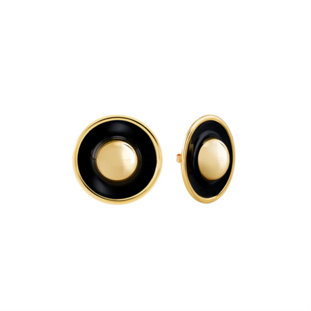 1BU0407-060 [BANGLEUP] Moon Earrings Carbon Black #BUP22-MOO-OPU04 (EU)