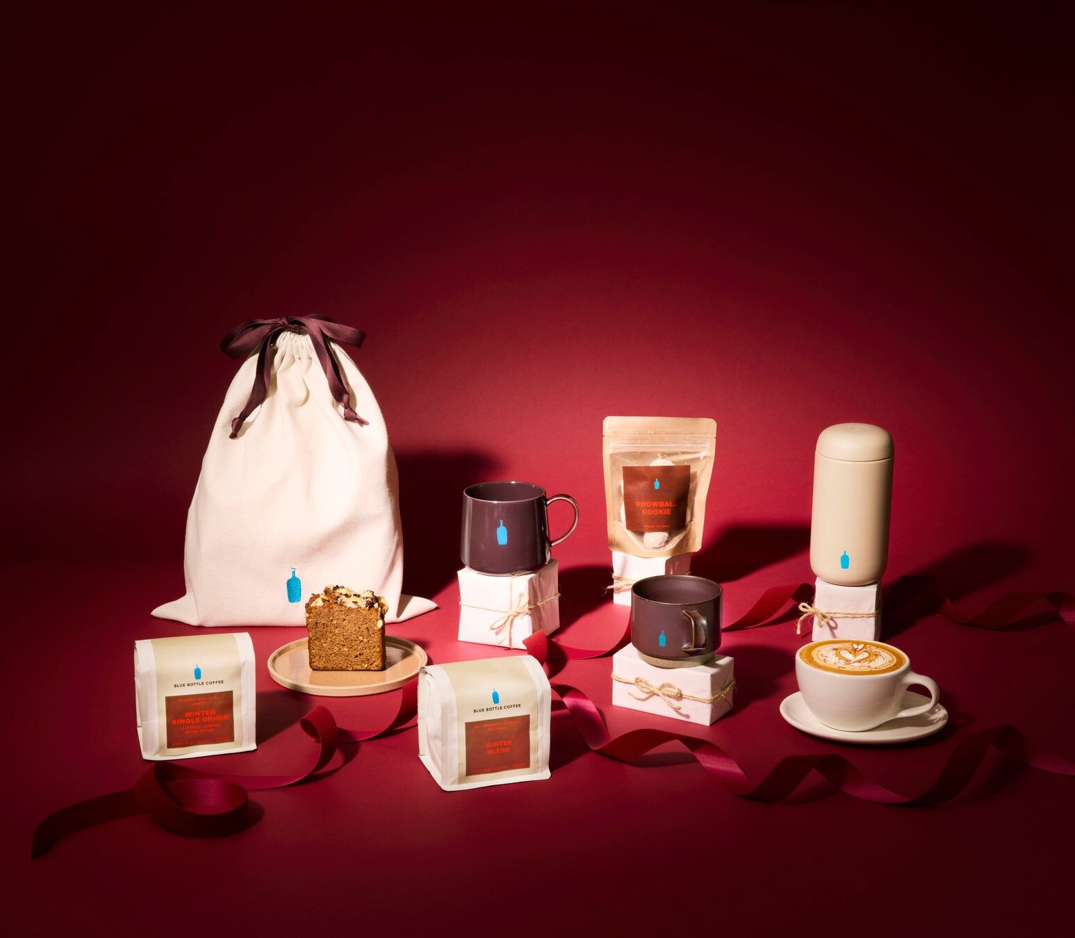 #部分現貨 🇯🇵日本 BLUE BOTTLE 藍瓶 2025 聖誕禮物系列 紅豆紅 馬克杯 隨行杯