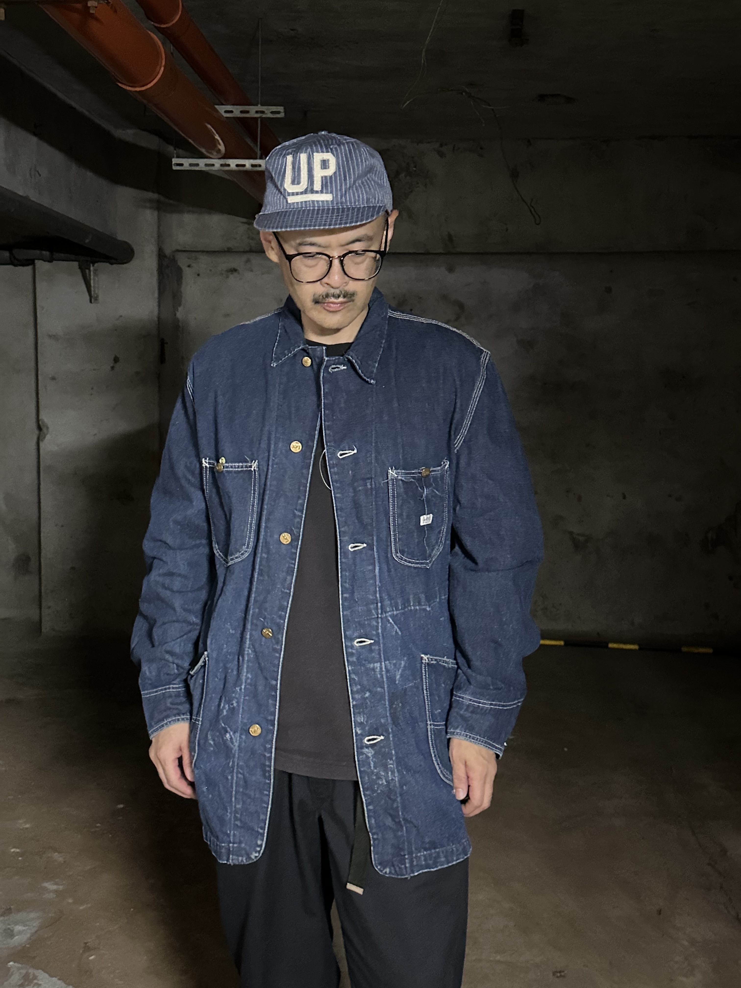 60-70s Lee91-J Denim Chore Coat