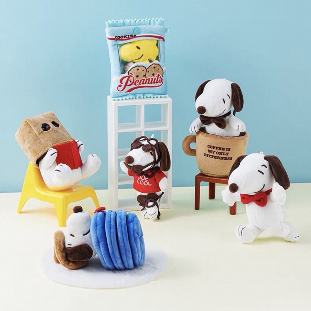 九木雜物社 x 史努比 驚喜盒 盲盒 吊飾 毛絨掛件 可愛 送禮 PEANUTS SNOOPY OLAF