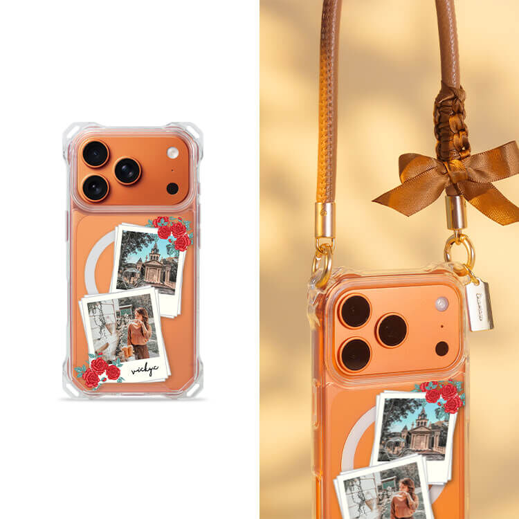 喜歡生活 四角好掛殼 - 透明防摔掛繩殼 (MagSafe磁吸) iPhone手機殼