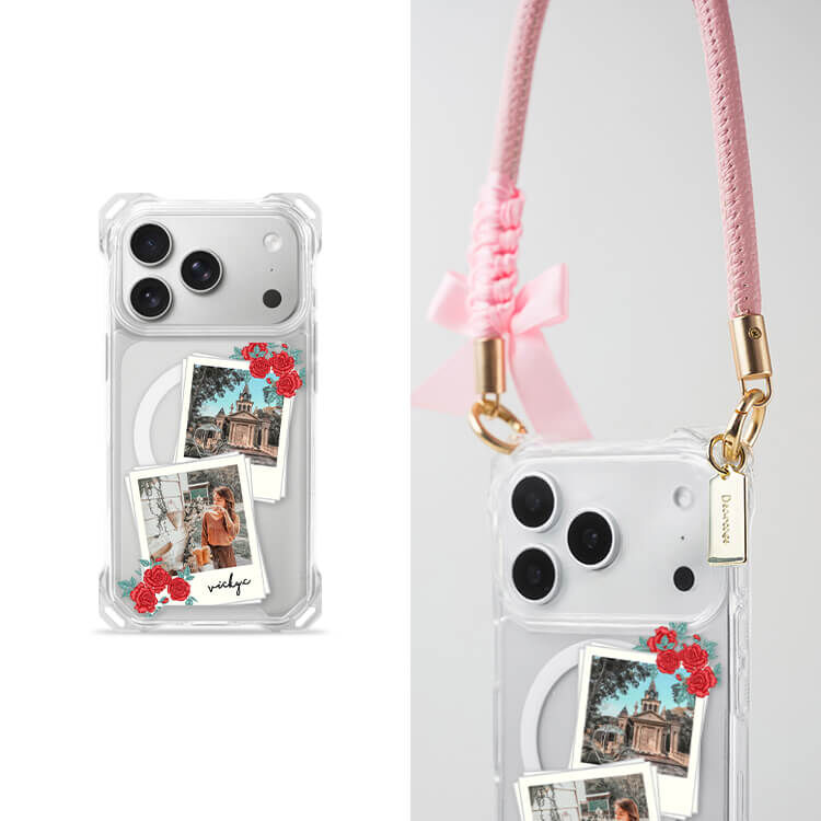 喜歡生活 四角好掛殼 - 透明防摔掛繩殼 (MagSafe磁吸) iPhone手機殼