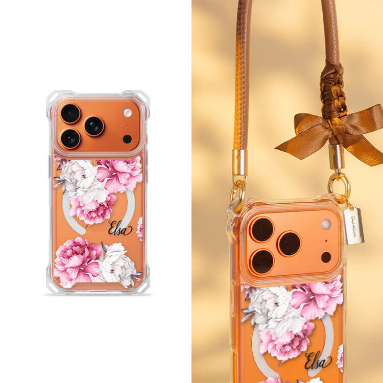 溫柔女孩 四角好掛殼 - 透明防摔掛繩殼 (MagSafe磁吸) iPhone手機殼