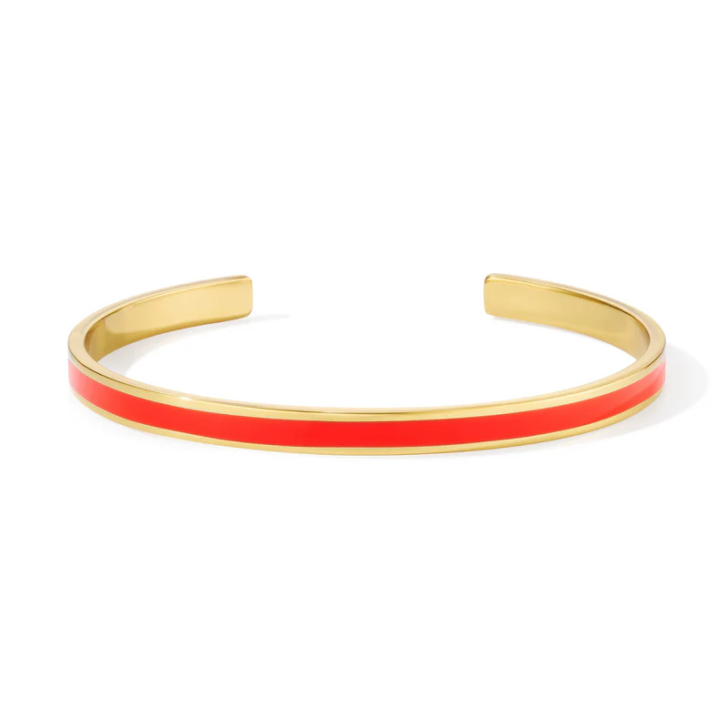1BU1003-089 [BANGLEUP] Classic Bangle - Tangerine Orange #BUP03-BAN-BAO80 (A-K11-E)