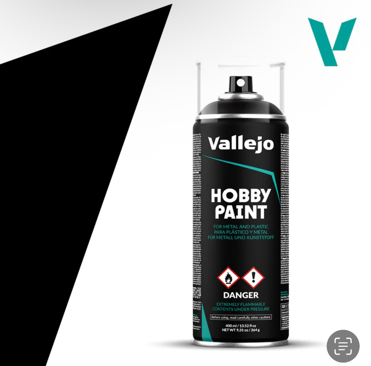 28012 Hobby Paint Black Primer