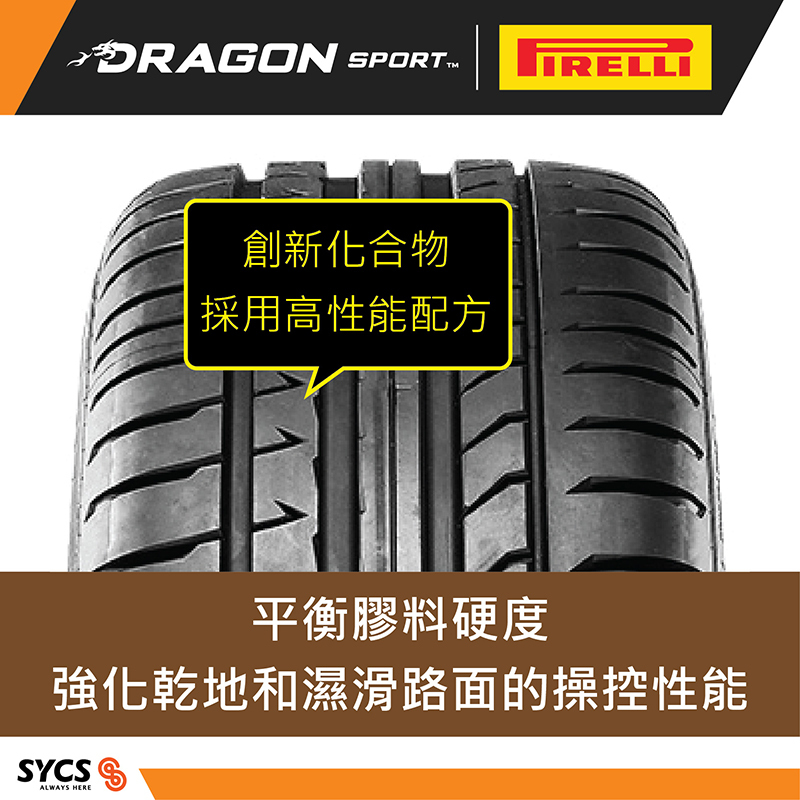 Advanced compound with high-performance formula boosts handling in dry and wet.