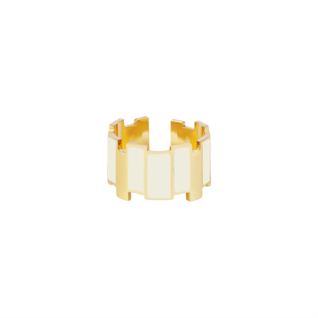 1BU0407-018 [BANGLEUP] Ines Multicolor Ring Sand White #BUP22-INM-BAG03 (EU)