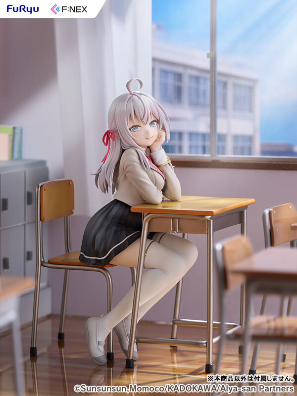 預訂6月  FURYU 不時輕聲地以俄語遮羞的鄰座艾莉同學  艾莉  Alya Sometimes Hides Her Feelings in Russian Alya 1/7 Complete Figure Pre-order