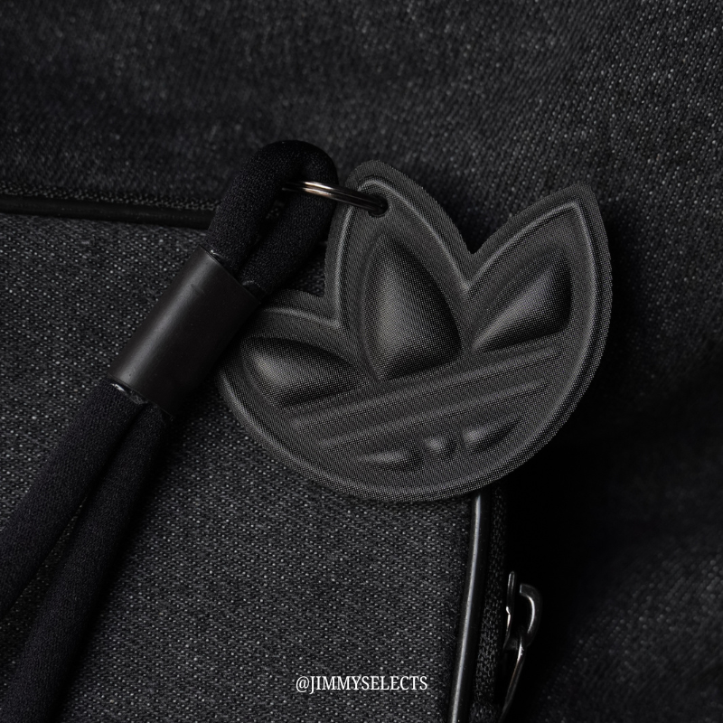 【adidas Originals】三葉草 Logo 雲朵包 黑色 大容量 棉質 腋下包 手提包 男女同款 情侶包 IX7694