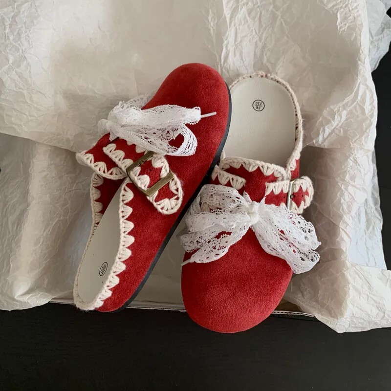 【Pre-Order】OPDFA “Sweet You” Lace Birken Slippers｜Cute Birken Sandals for Women