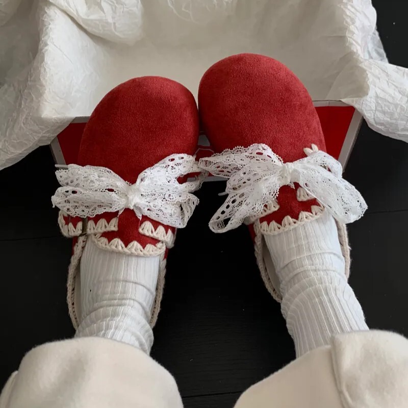 【Pre-Order】OPDFA “Sweet You” Lace Birken Slippers｜Cute Birken Sandals for Women