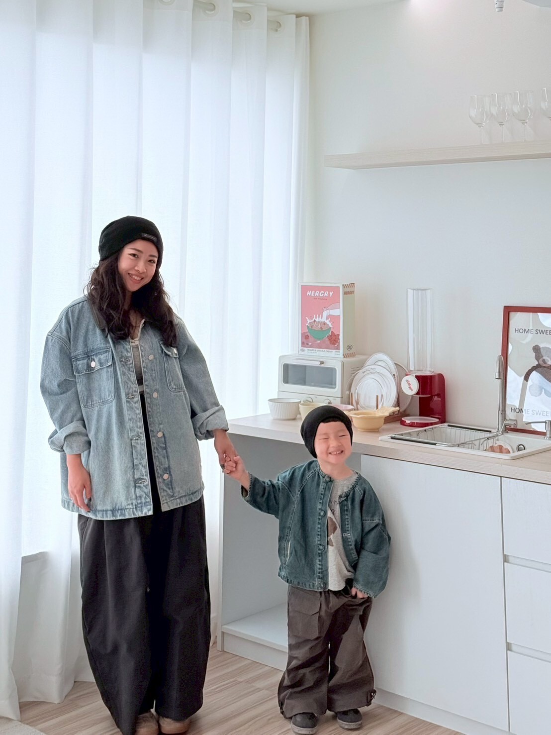 媽咪款｜復古落肩牛仔外套