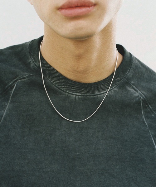 <重新復刻> WYM LIDNM 喜平鍊 蛇鍊 銀色 項鍊