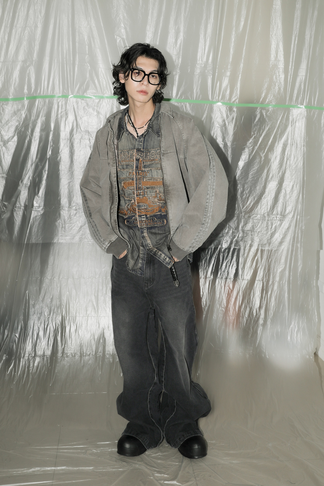 Afrike Vintage Denim Jacket #襯衫