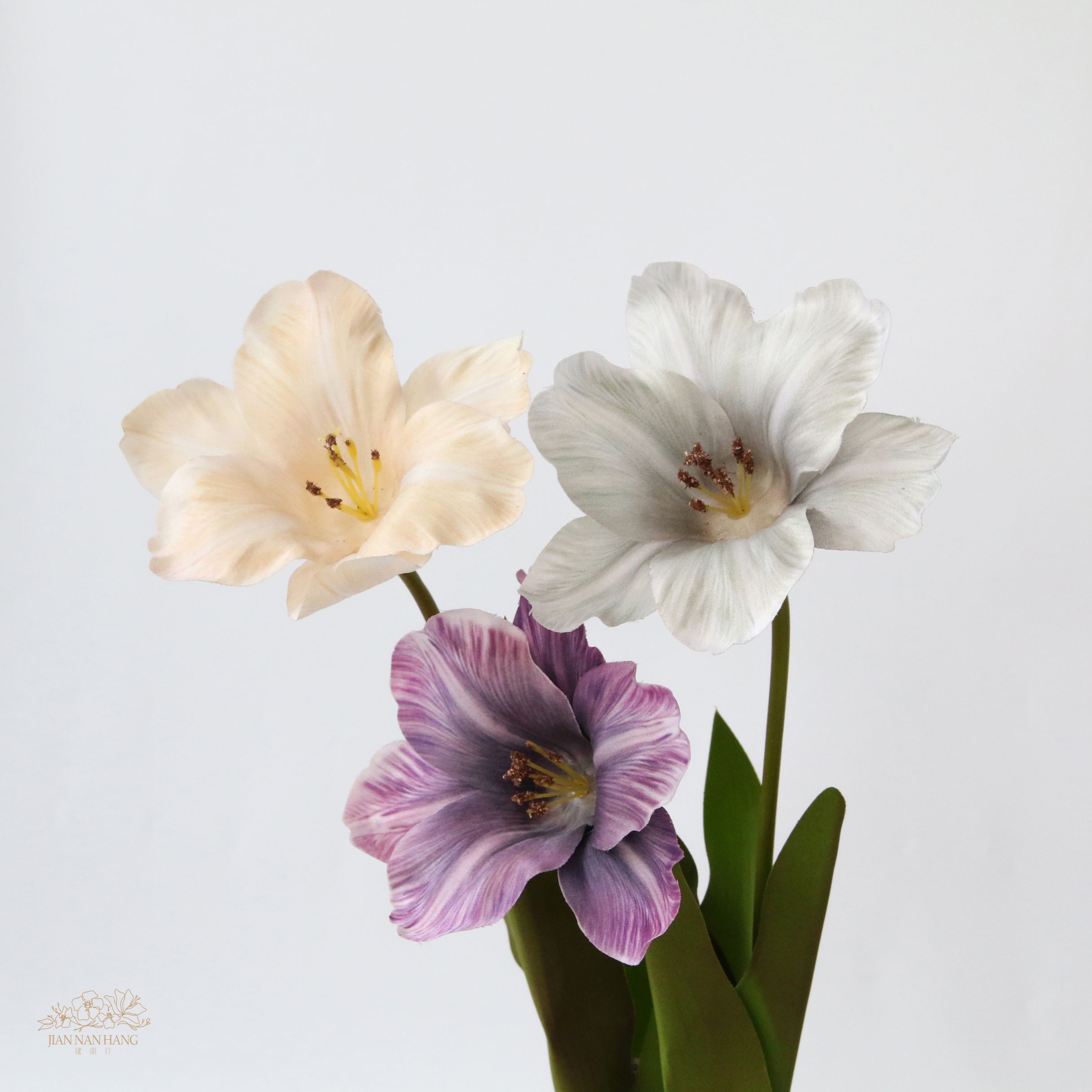 人造花 開辦鬱金香 三色