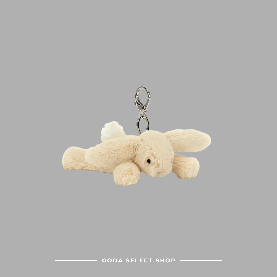 Jellycat Smudge Rabbit Bag Charm 趴趴史瑪吉兔 鑰匙圈
