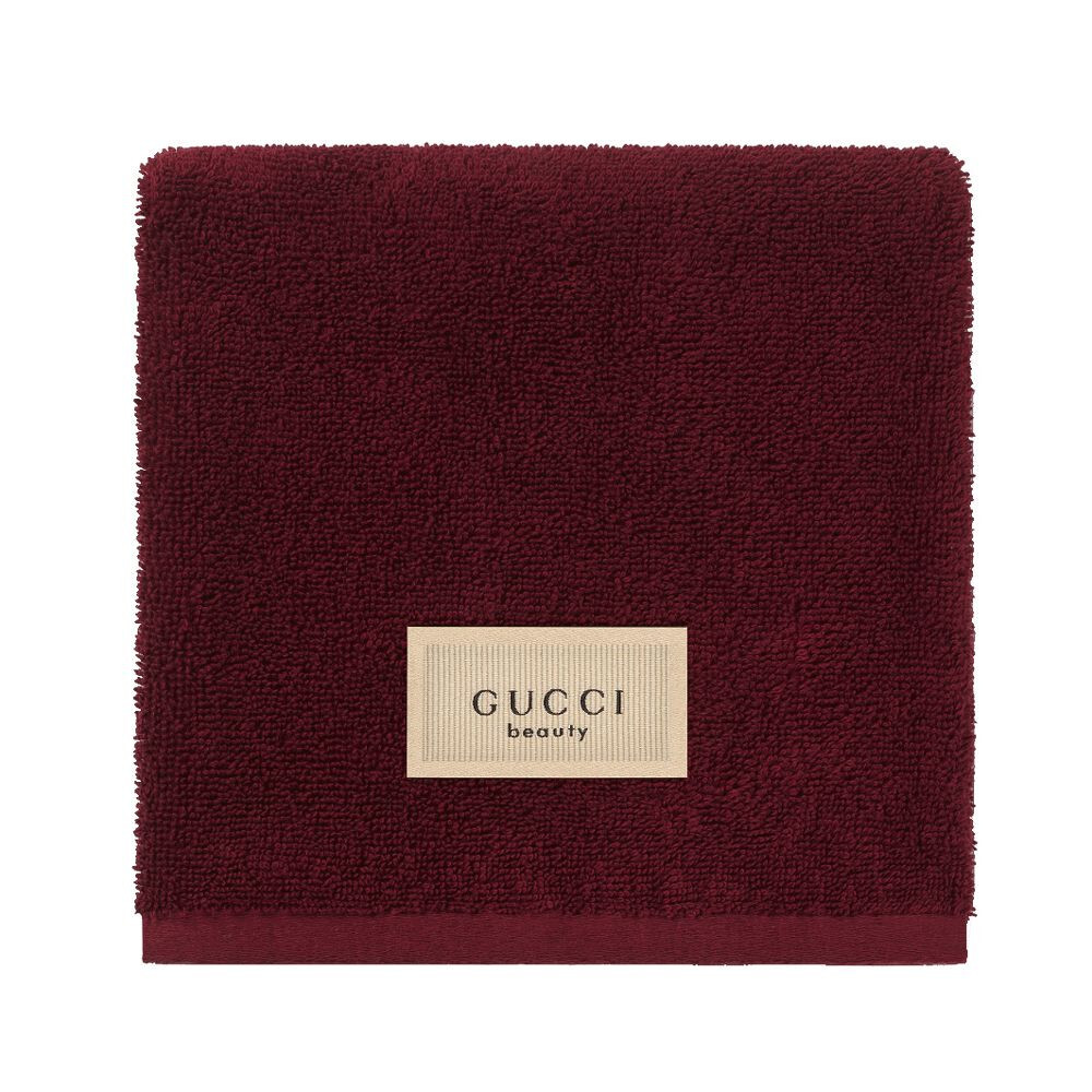 Gucci 香水贈品棗紅毛巾