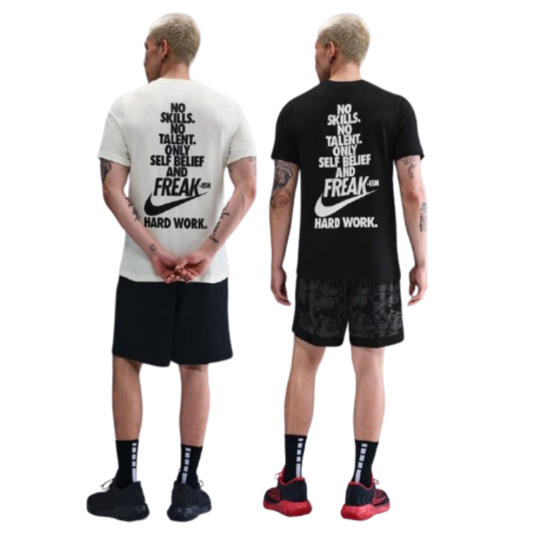 Nike Ginnis 字母哥 倒鈎 運動短袖 黑HV1694-010 白HV1694-133 IX