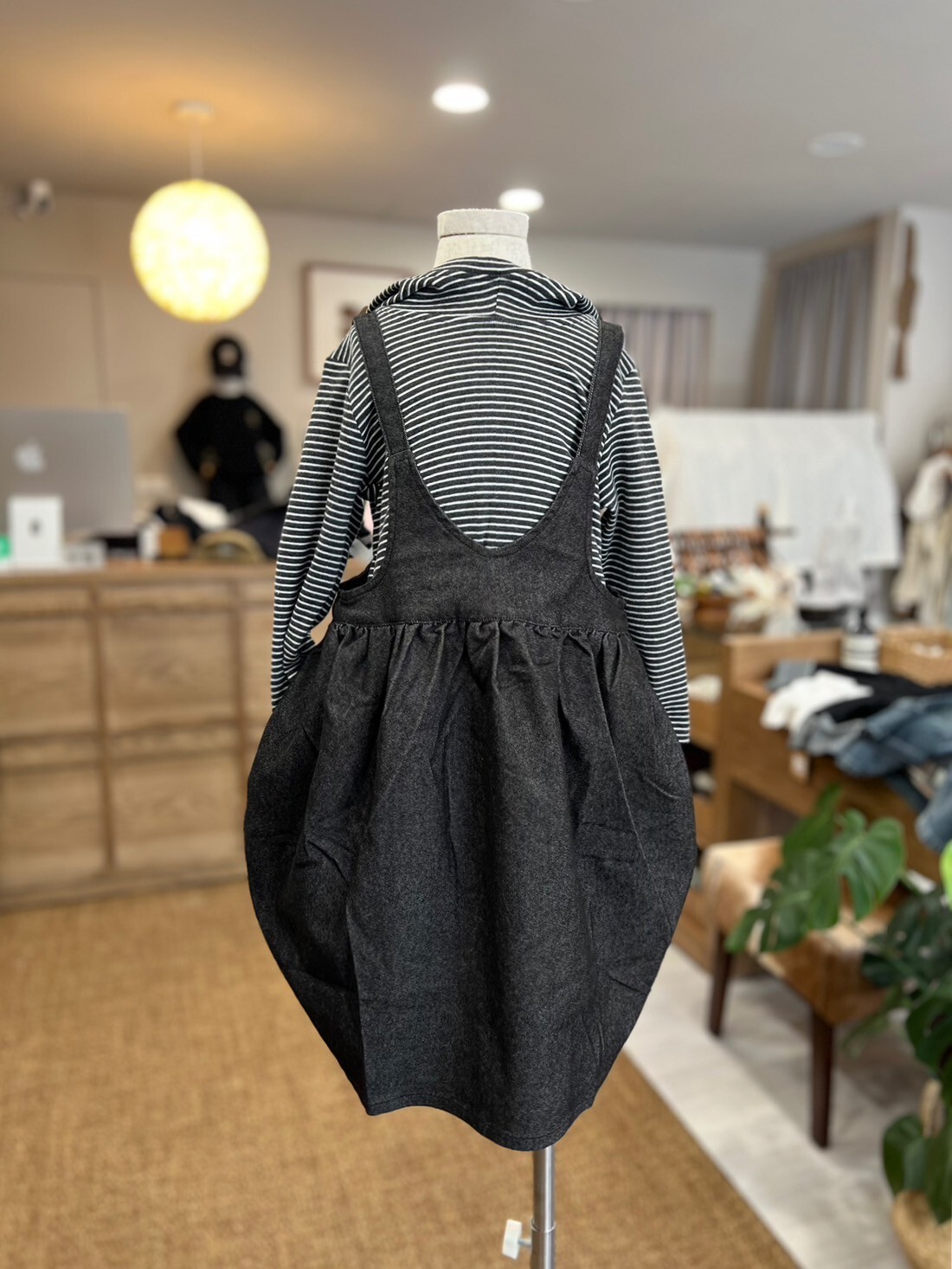 A02955超優質面料連帽條紋上衣