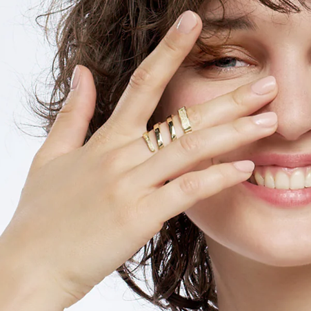 1BU0407-027 [BANGLEUP] Tara Ring Light Gold #BUP21-TLZ-BAG00 (EU)