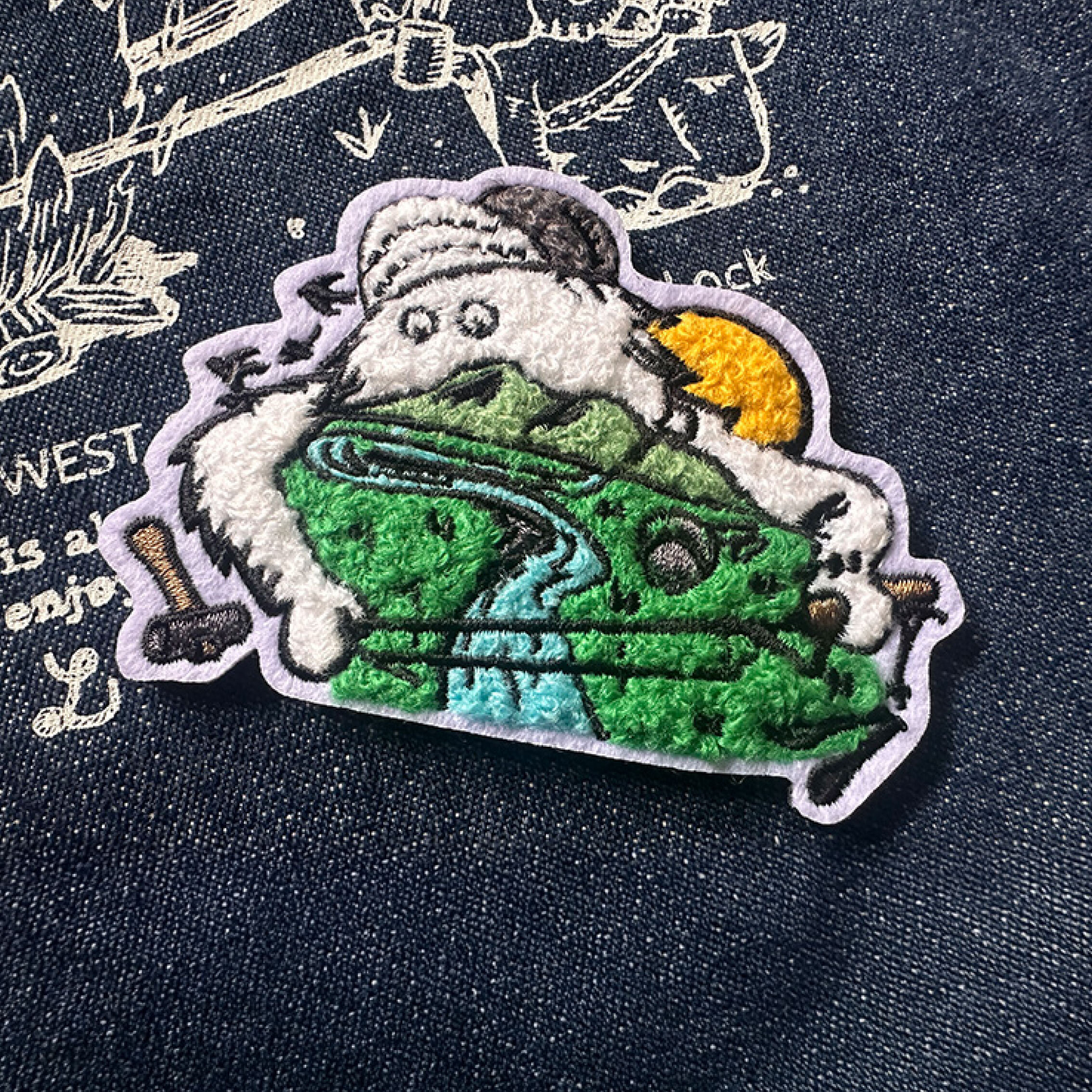 LALPHA x Outdoor Monster 新瀉小怪獸布章