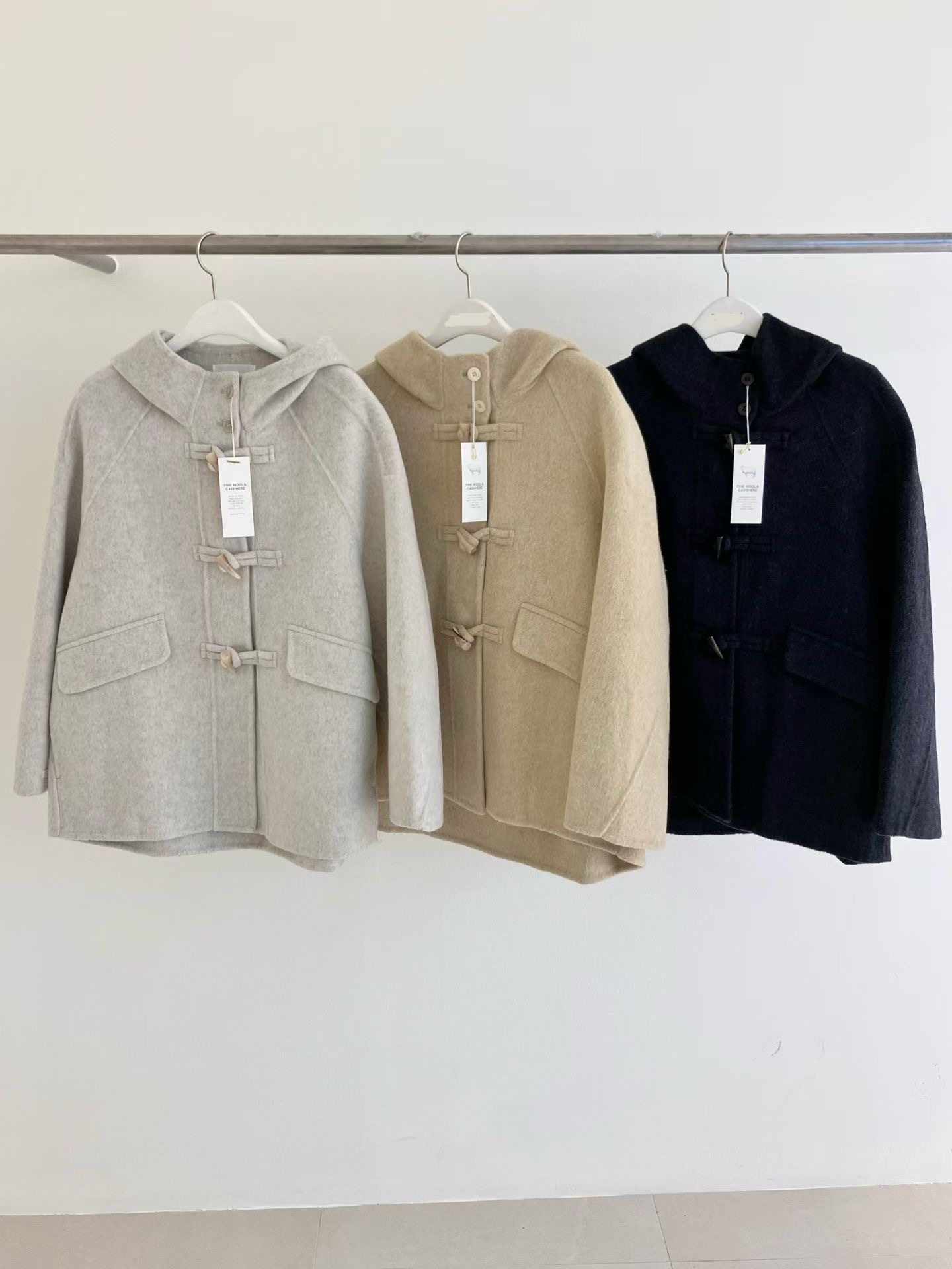 學院風牛角褸handmade外套