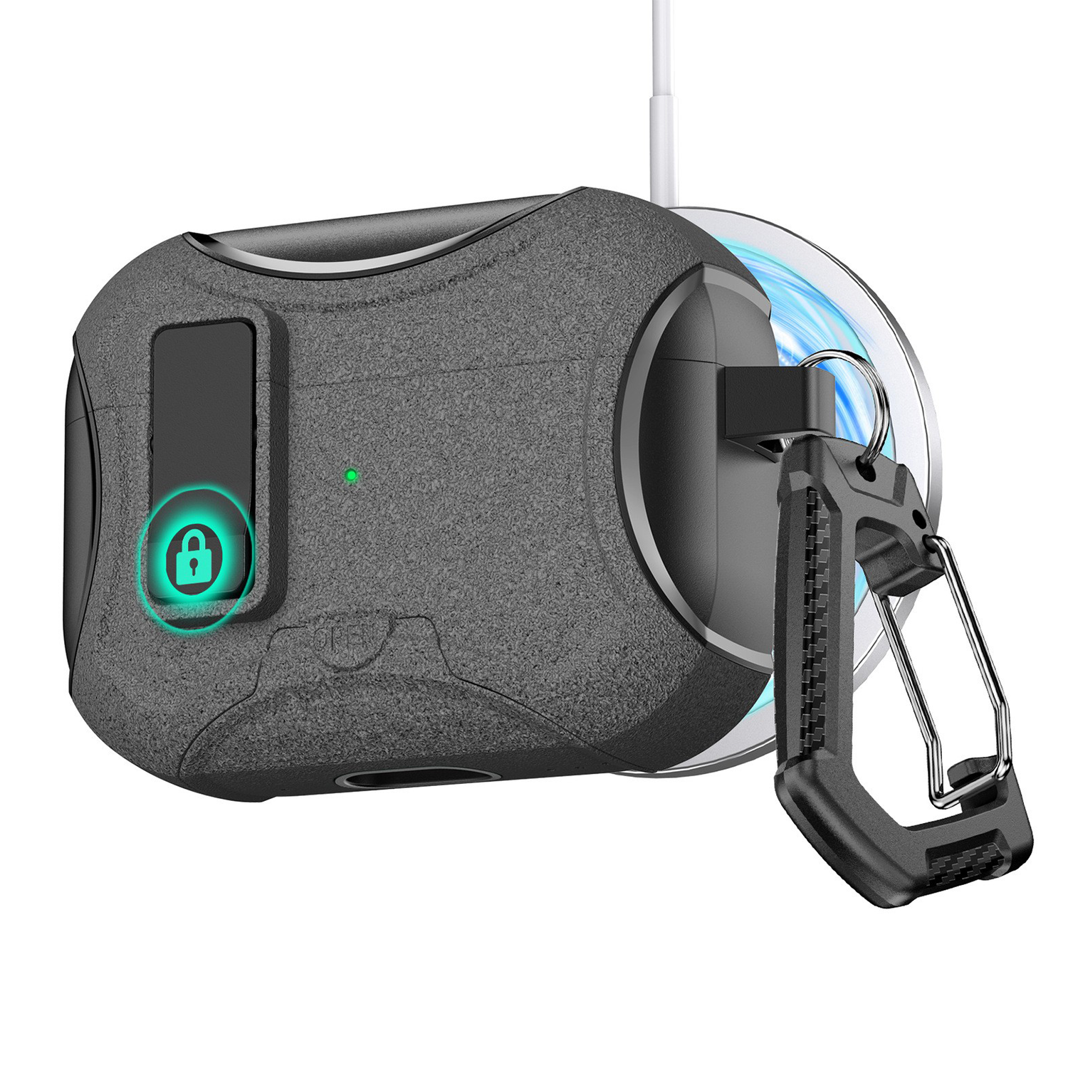 XPRO - Mag Guard - Airpods Pro 3 Magsafe Case 高度防撞自動彈蓋安全鎖支架磁吸充電保護套 4