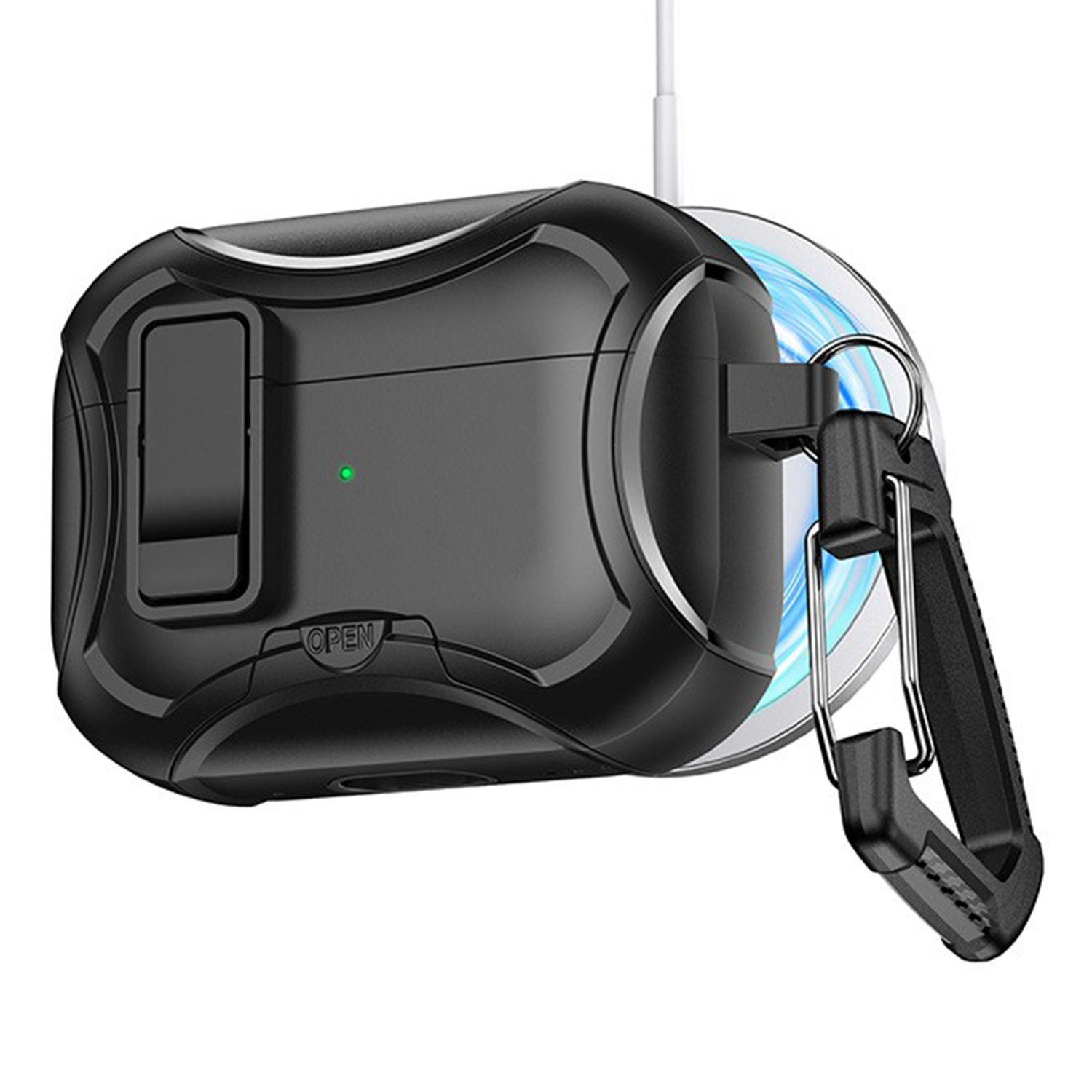 XPRO - Mag Guard - Airpods Pro 3 Magsafe Case 高度防撞自動彈蓋安全鎖支架磁吸充電保護套 4