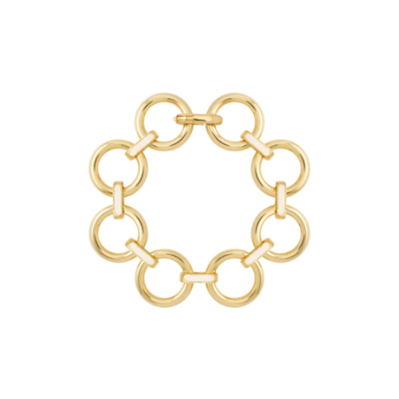 1BU0407-156 [BANGLEUP] Eyelet Bracelet Sand White #BUP21-EYE-BSF03 (EU)