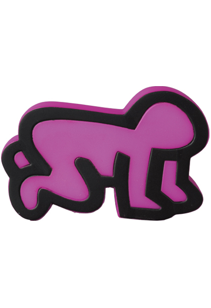 MEDICOM MINI VCD KEITH HARING #2 Radiant Baby (Dark Magenta)