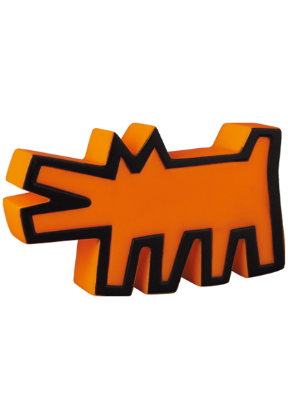 MEDICOM MINI VCD KEITH HARING #2 Barking Dog (Orange)