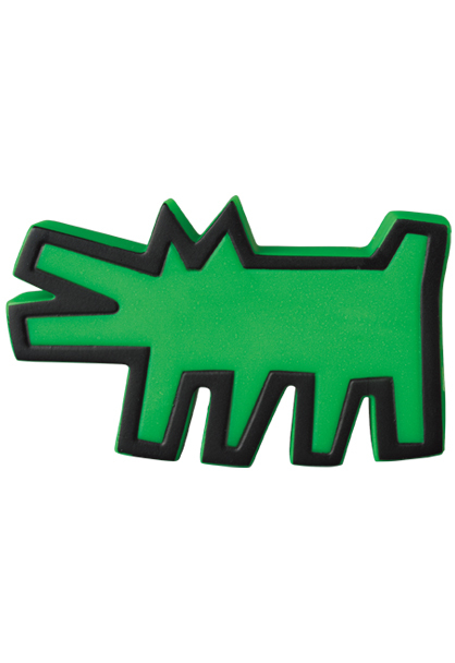 MEDICOM MINI VCD KEITH HARING #2 Barking Dog (Green)