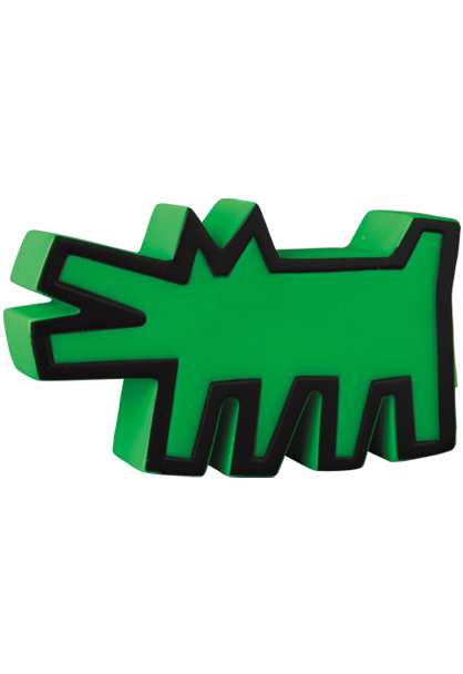 MEDICOM MINI VCD KEITH HARING #2 Barking Dog (Green)