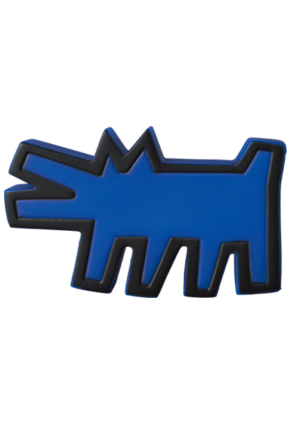 MEDICOM MINI VCD KEITH HARING #2 Barking Dog (Dark Blue)