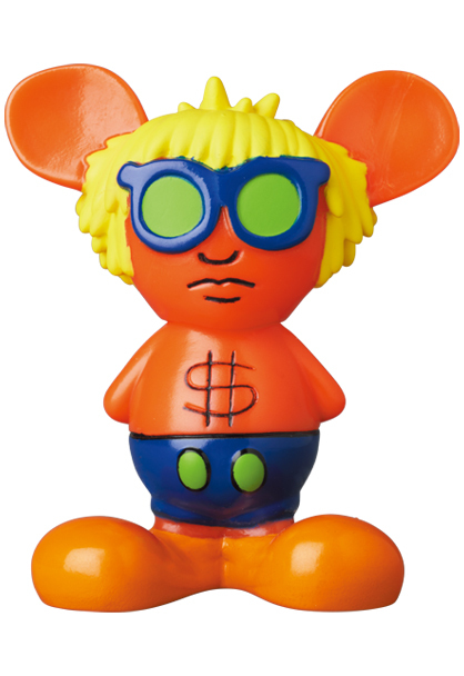 MEDICOM MINI VCD KEITH HARING #2 Andy Mouse (Orange)