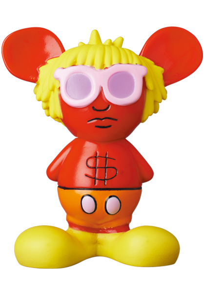 MEDICOM MINI VCD KEITH HARING #2 Andy Mouse (Red)