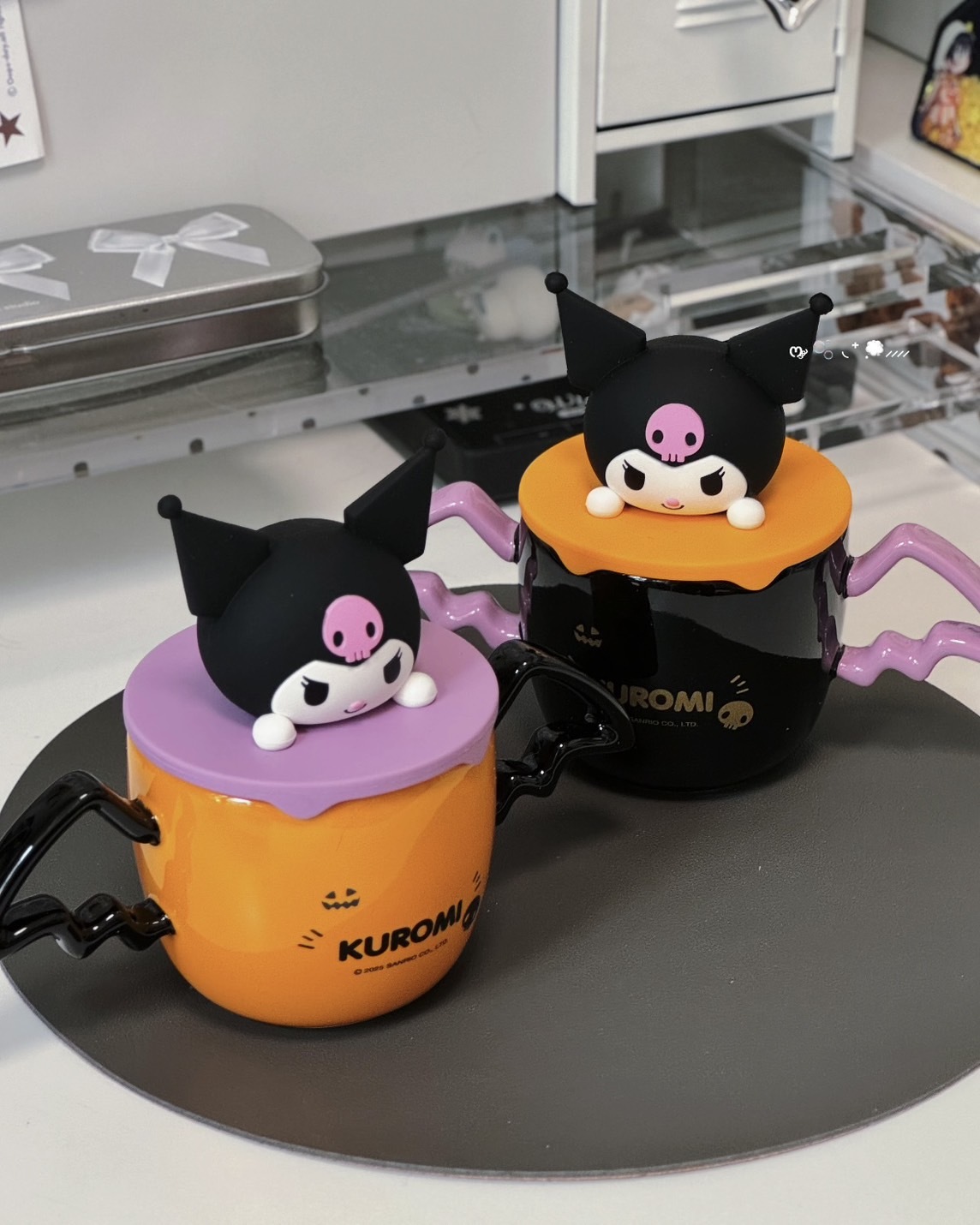 Kuromi 萬聖節 庫洛米 陶瓷 馬克杯 2入