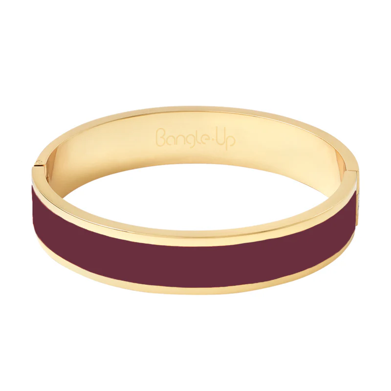 1BU0407-153 [BANGLEUP] Oval Bangle Bracelet - Plum #BUP22-B12-BFA20 (EU)