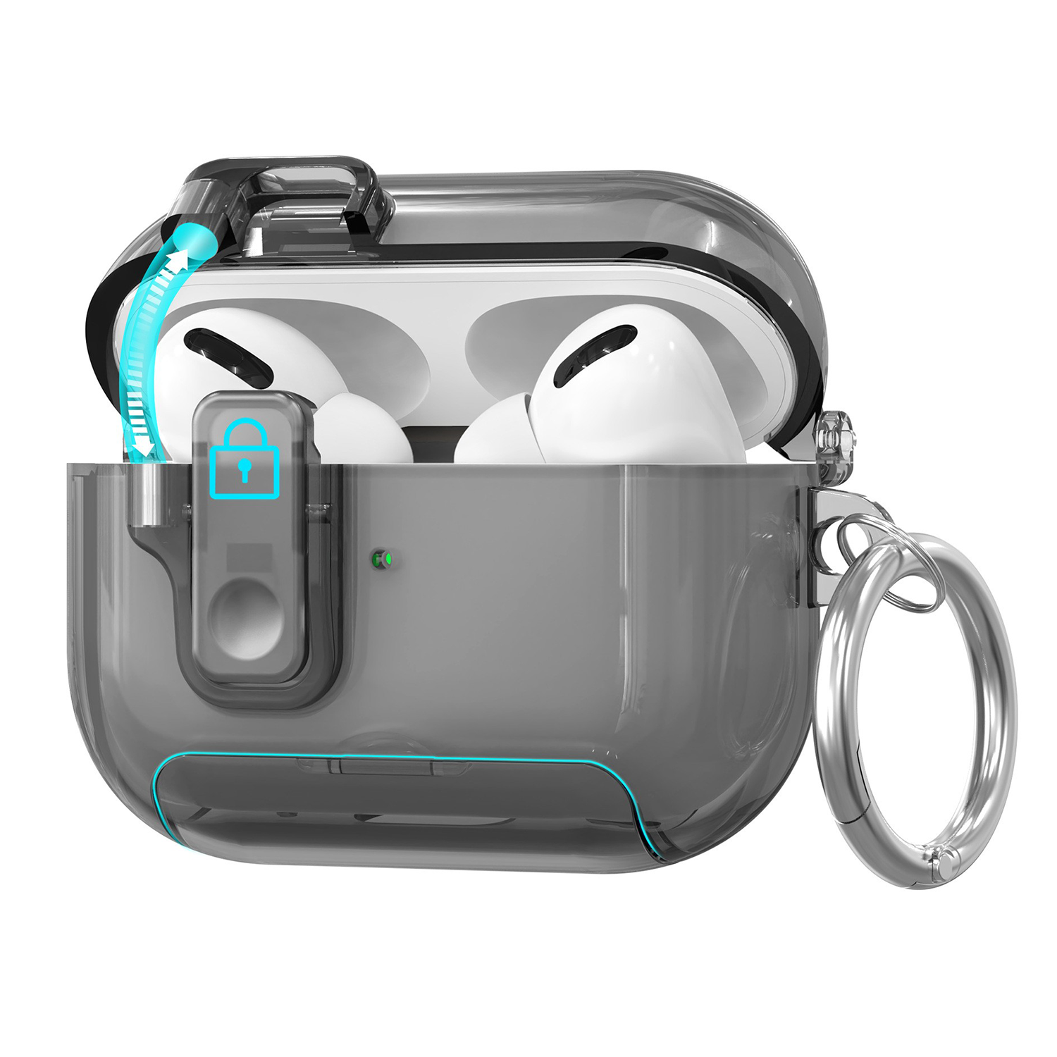 XPRO - Clear Lock Stand - Airpods Pro 3 Case 高度防撞安全鎖透明保護套 4