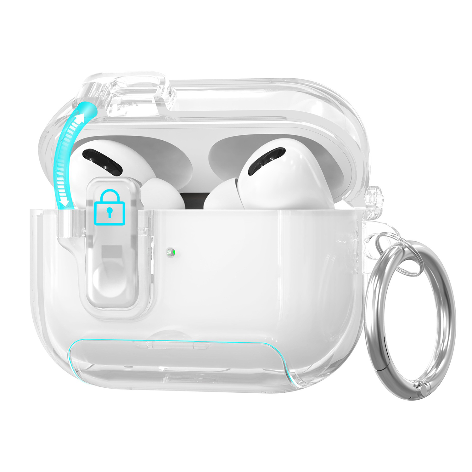 XPRO - Clear Lock Stand - Airpods Pro 3 Case 高度防撞安全鎖透明保護套 4