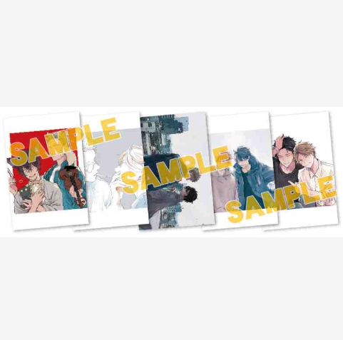 [代購][預訂] GIVEN 10周年 特別卡 SET 5張 〈2ショット〉