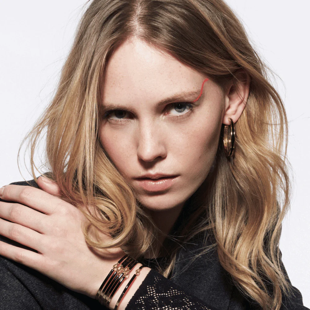 1BU0407-029 [BANGLEUP] Bangle Hoop Earrings - Black #BUP18-BAN-OCR04 (EU)