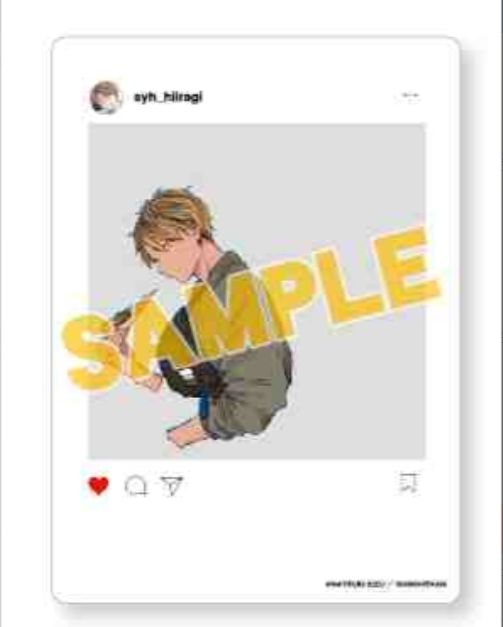 [代購][預訂] GIVEN 10周年 SNS風透明卡 〈柊〉